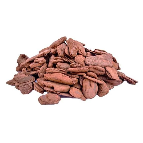 Casca de Árvore cascalho decorativo para arranjos semi polida jardinagem