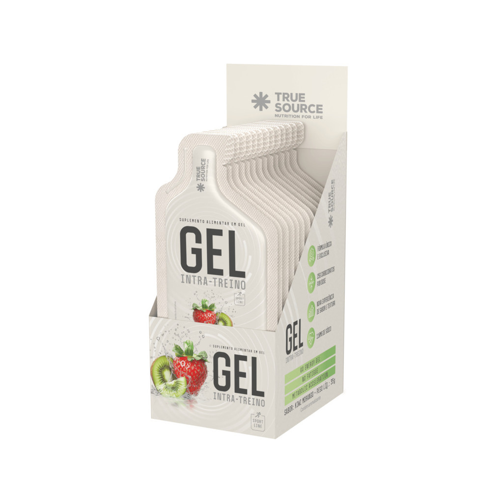 Gel Intra-treino True Source Caixa c/ 10 Un Kiwi Morango em Oferta na Shopee