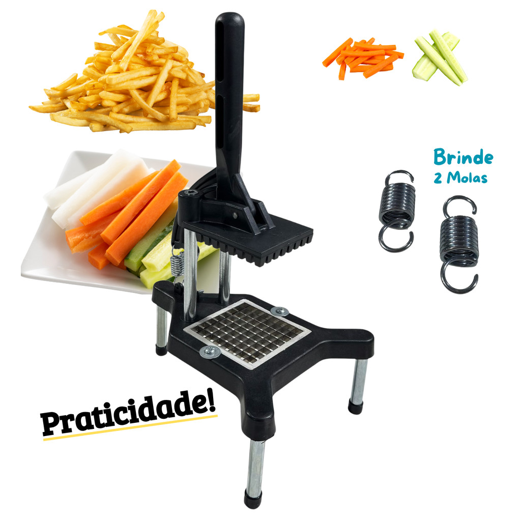 Picador de Batata Palito Legumes Cortador Industrial Reforçado