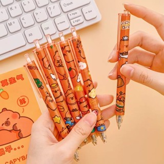 Caneta Bonito Panda Imprensa Neutra Estudante Dos Desenhos Animados Carbono Preto De Água Criativo Papelaria Material De em Oferta na Shopee