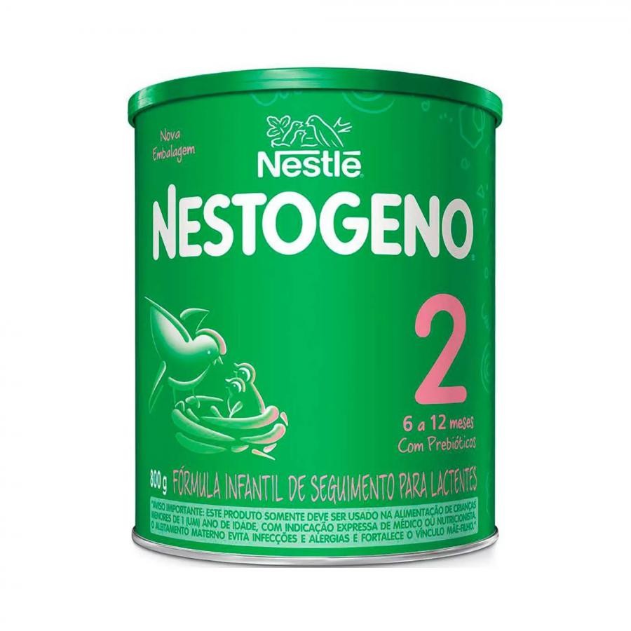 Formula Infantil Nestogeno 2 Nestle 800g – Nutricao Equilibrada para Bebes a Partir de 6 Meses