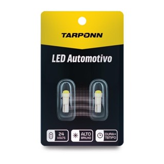 Par Lâmpada Led Pinguinho Soquete T5 24v 6000k Tarponn em Oferta na Shopee