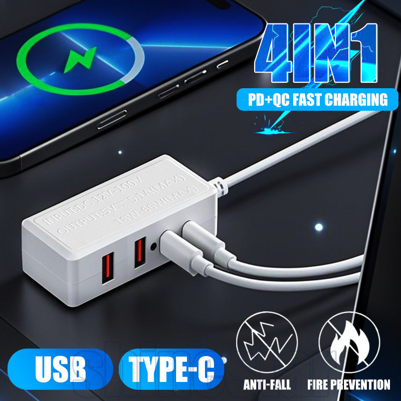 1/2/3Pcs Phone Tablet Charging Strip Socket Expansion Dock-Carregador De Celular Multiplug Para Carro-Expansor De Adapta