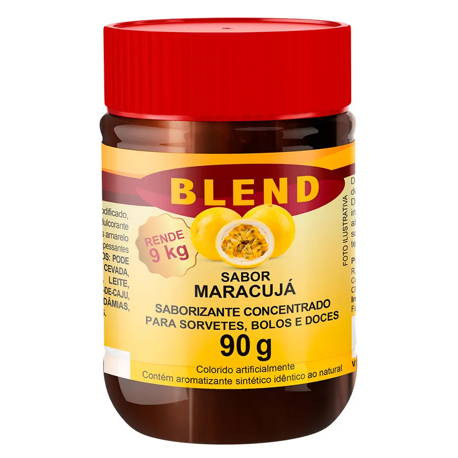 Pasta Saborizante Concentrada de Maracujá 90g - Blend