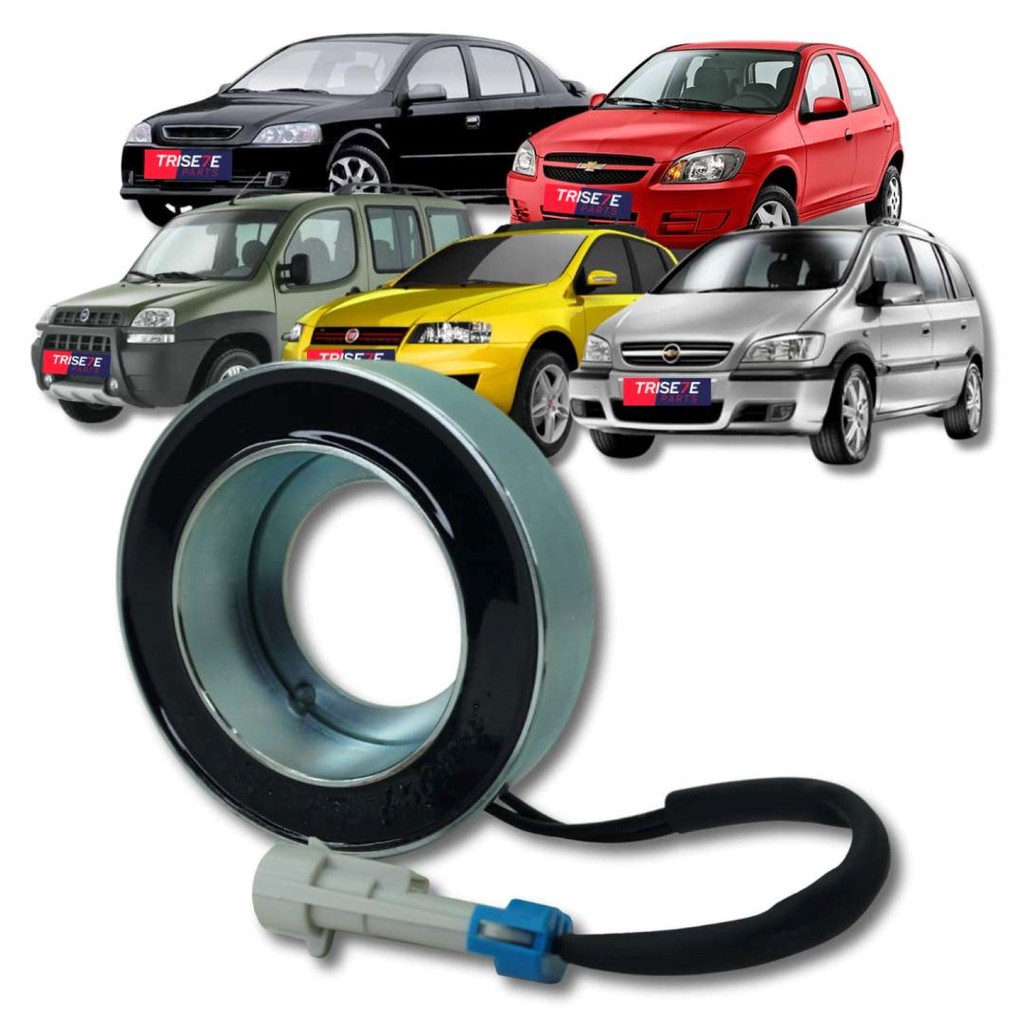 Bobina Magnetico para Compressor Delphi CVC Astra, Brava, Celta, Doblo, Meriva, Palio, Stilo, Zafira