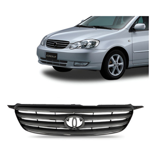 Grade Central Toyota Corolla 2003 2004 Cinza