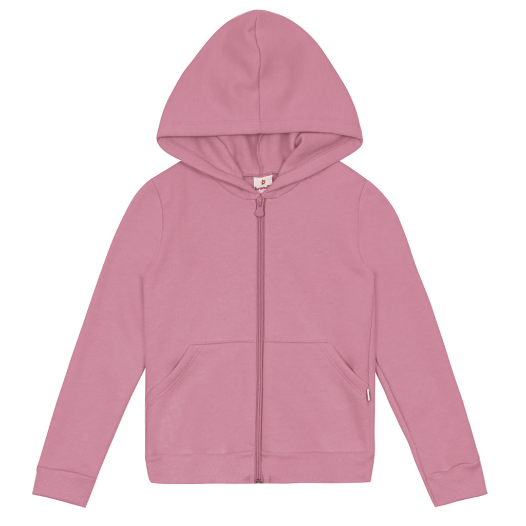 Jaqueta Básica Infantil Menina Em Moletom Brandili - Baby & Kids Fashion
