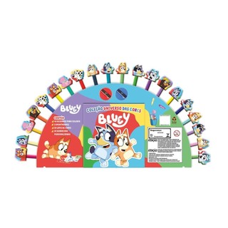 Coleção Universo das Cores Bluey em Oferta na Shopee