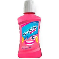 MALVATRIKIDS JÚNIOR ENXAGUATÓRIO BUCAL COM 250ML