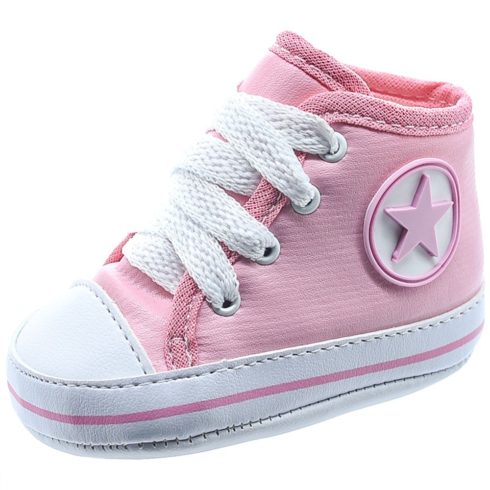 Tenis Bebe Sapatinho RN Cano Alto Tenis Star Cano Alto
