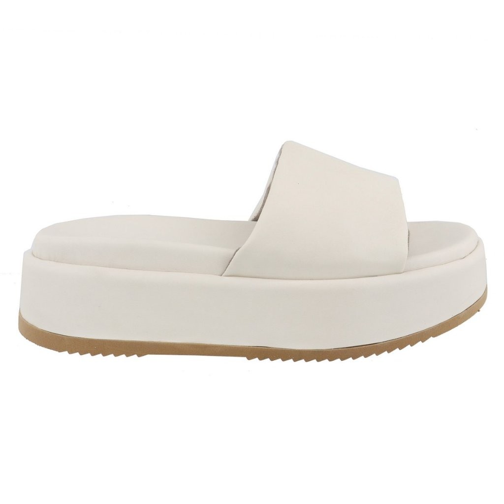 Sandália Papete Feminina FlatForm Plataforma Alta Tamanco Slide Confortável Forro Macio Blogueira Tendência Verão 2027