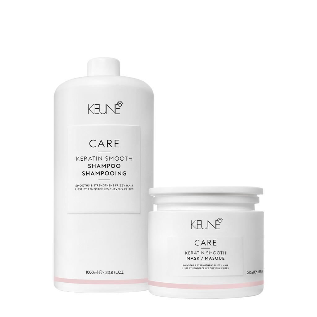 Kit Keune Care Keratin Smooth Shampoo Máscara 200 (2 produtos) em Oferta na Shopee