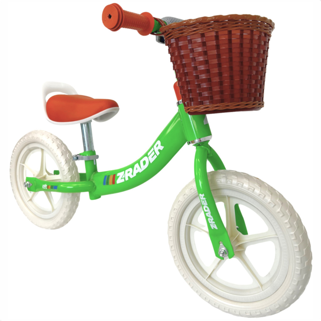 Bicicleta Sem Pedal De Equilibrio Infantil Com Cestinha Bike Balance Andador Bicicletas