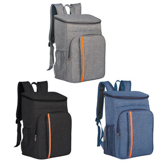 Mochila térmica bolsa térmica acampamento ao ar livre mochila piquenique oxford tecido impermeável bolsa de gelo isolada