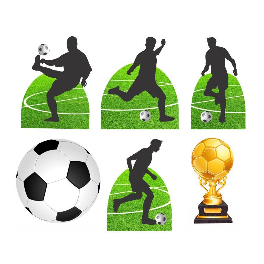 Display mesa festa Futebol 6 totem 22cm em Oferta na Shopee