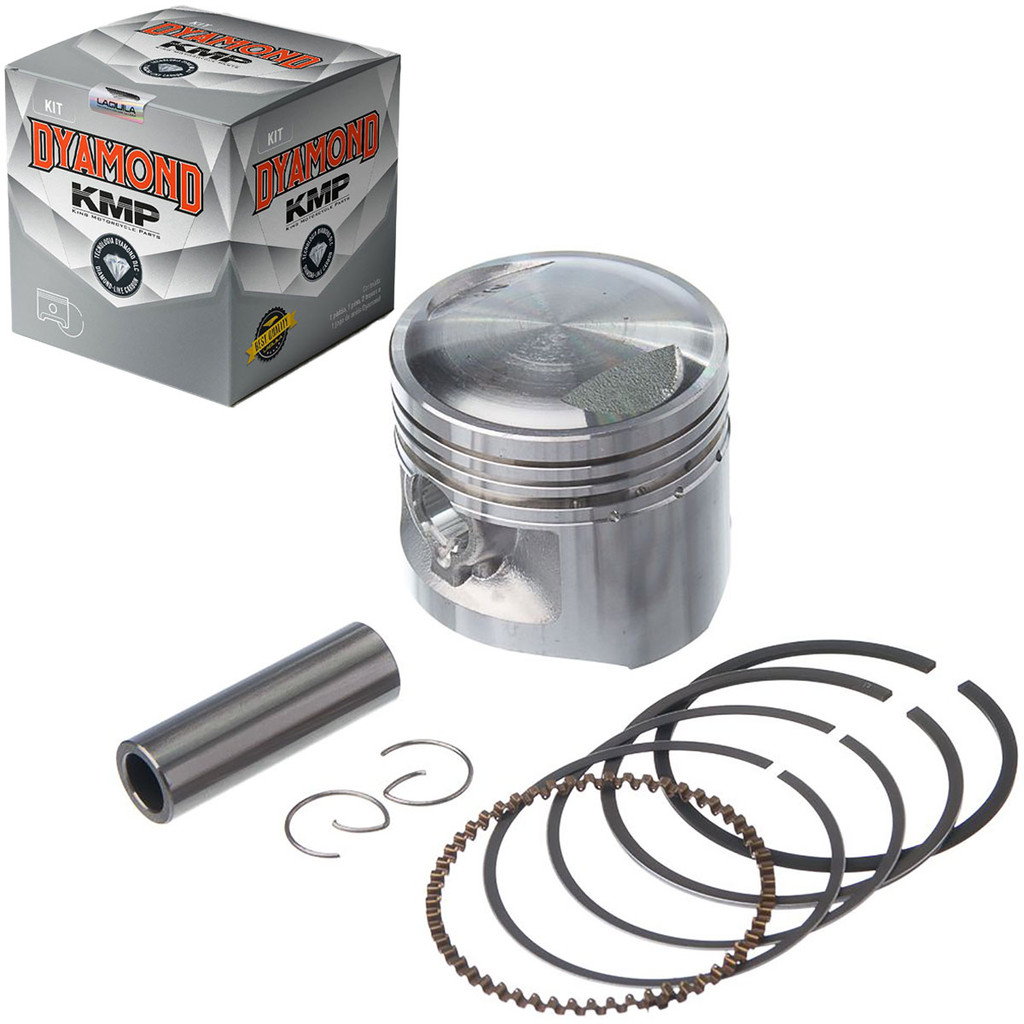 Pistão Anel KMP Dyamond Honda Biz 125 + Biz 125 ES Biz 125 EX Biz 125 KS Biz 125i 2017 até 2020 1104729 em Oferta na Shopee