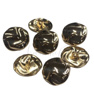 Botão Metal Dourado Trabalhado Com Pé - Escolha o tamanho em Oferta na Shopee