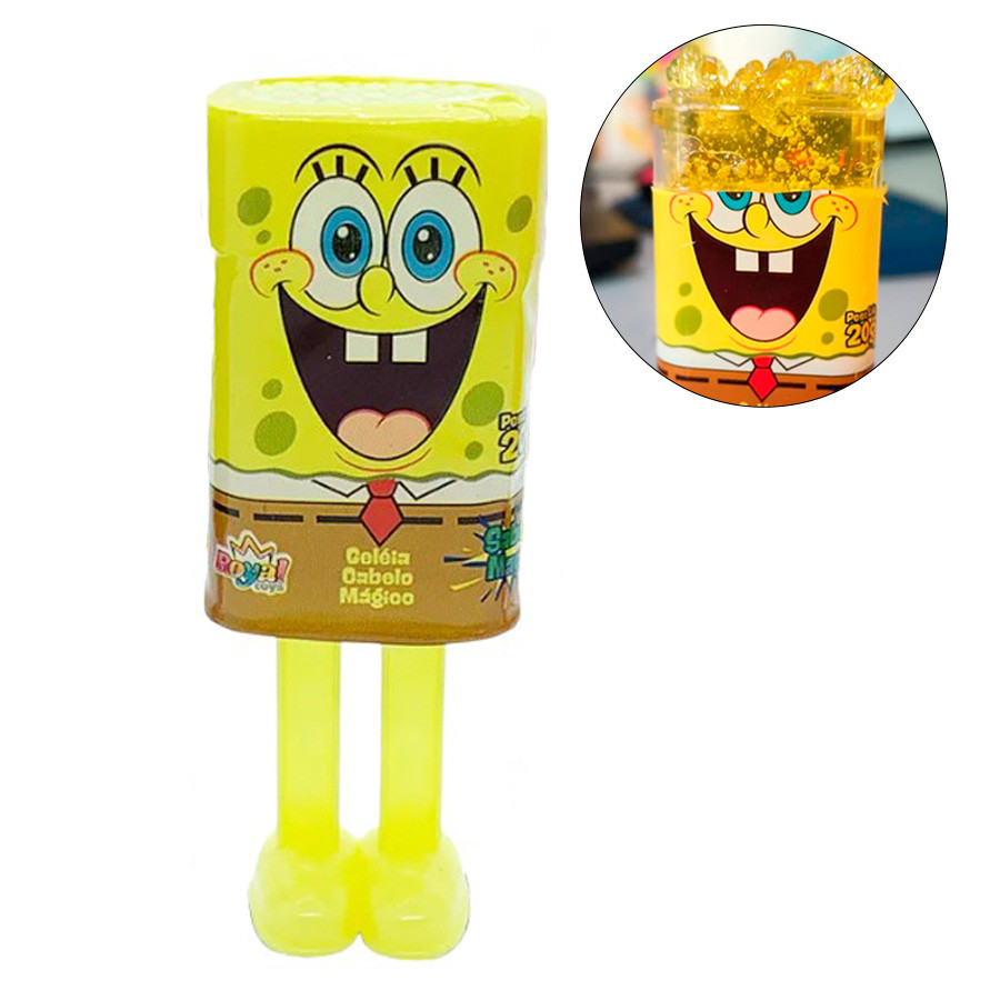 Geleia Doce Cabelo Mágico Bob Esponja - Maçã - 20g - 1 unidade - Rizzo - Home & Living