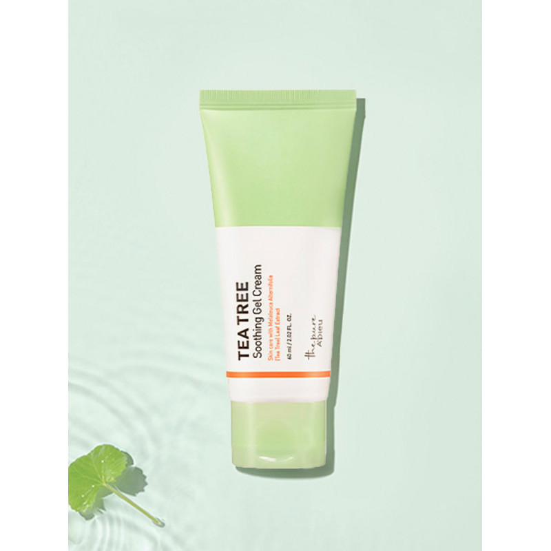 [A'PIEU ☆ Coreia] Creme Gel Calmante The Pure Tea Tree 60ml | Hidratante Viral TikTok Para Pele Sensível E Oleosa Pronto Enviar