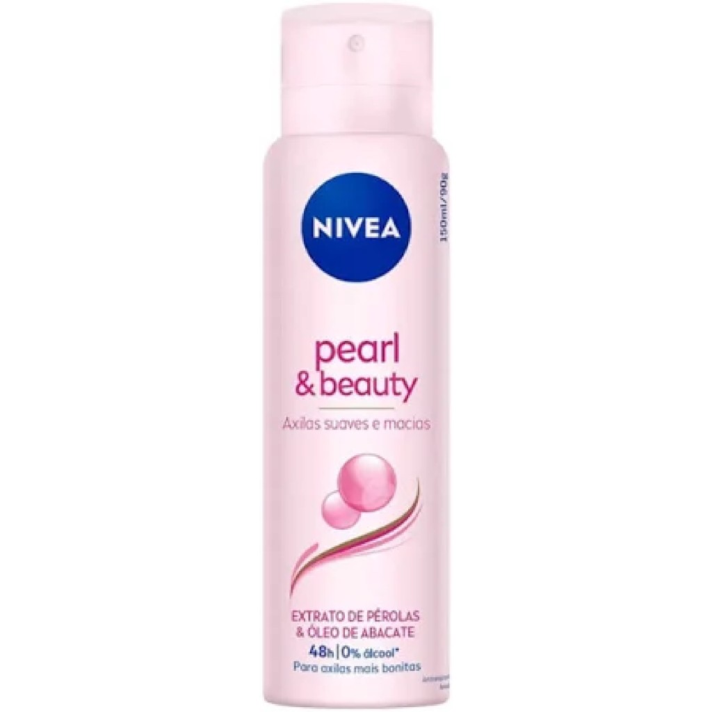 Desodorante Aerossol Nívea Feminino Pearl E Beauty 150ml