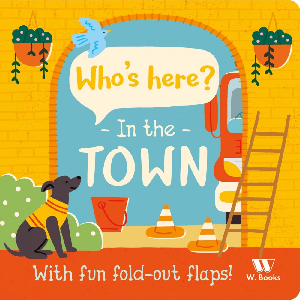 Livro Cartonado Who's here? In the town W.Books em Oferta na Shopee