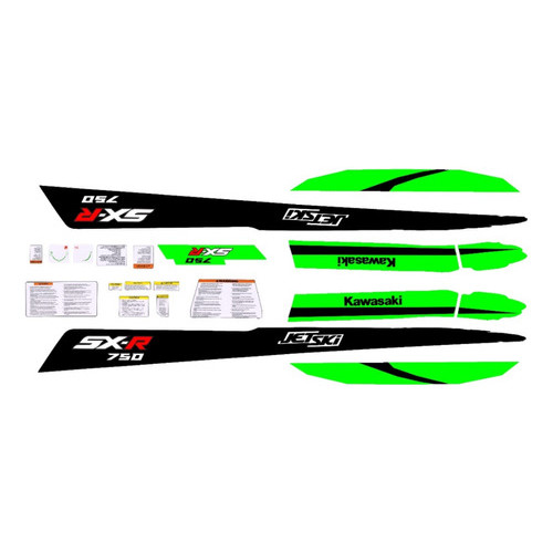 Kit Adesivo Faixa Jet Ski Kawasaki Sx 750 94 Personalizado