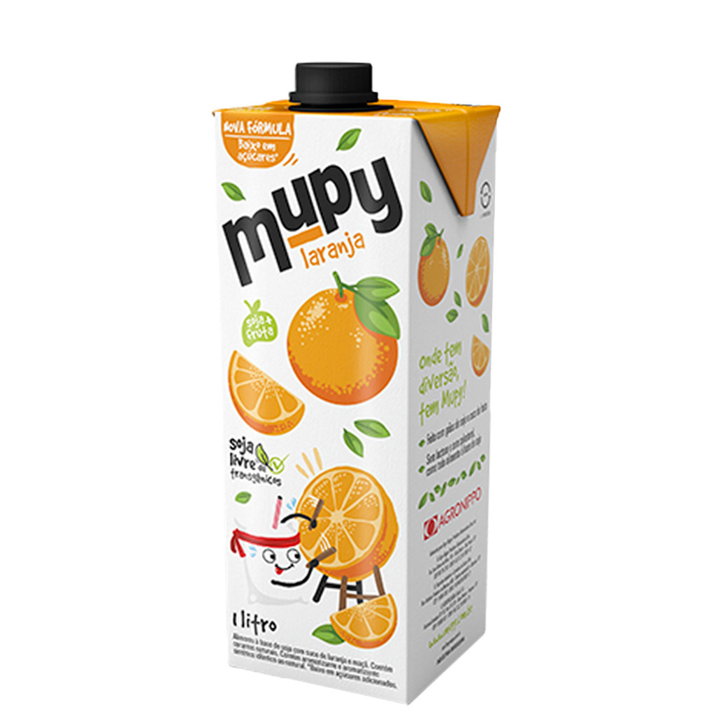 Suco De Soja Mupy Laranja 1 Litro
