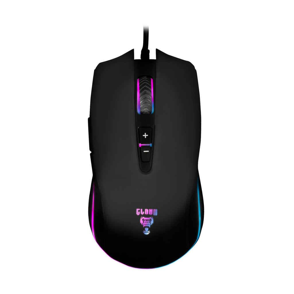 Mouse Gamer Clanm Skipper, RGB, 6400 DPI, 7 Botoes, Preto, CL-MM046