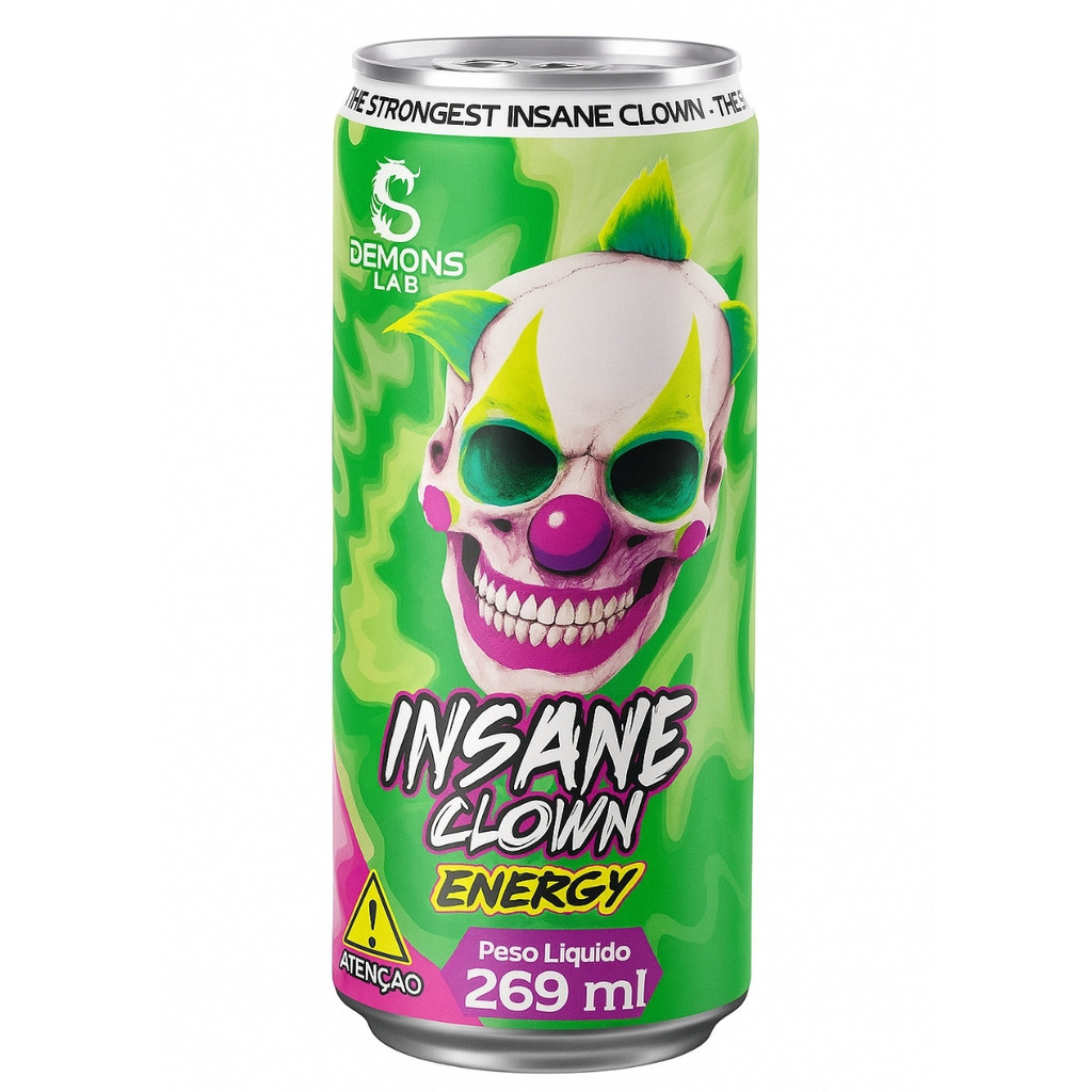 Pré Treino Insane Clown Energy Lata 269ml Demons Lab Frutas Vermelhas em Oferta na Shopee