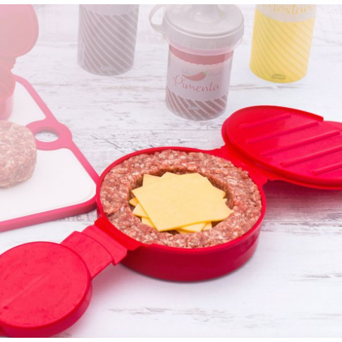 Forma de Plástico para Moldar Hambúrguer Artesanal com queijo Plasutil Original em Oferta na Shopee