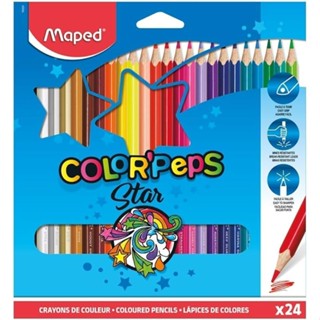 Lápis de Cor Color 24 Peps-Maped em Oferta na Shopee