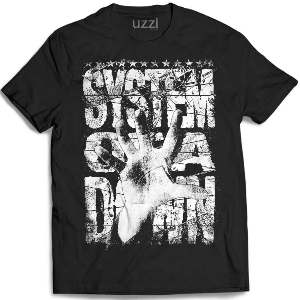 Camiseta System Of A Down Camisa de Banda de Rock PB em Oferta na Shopee