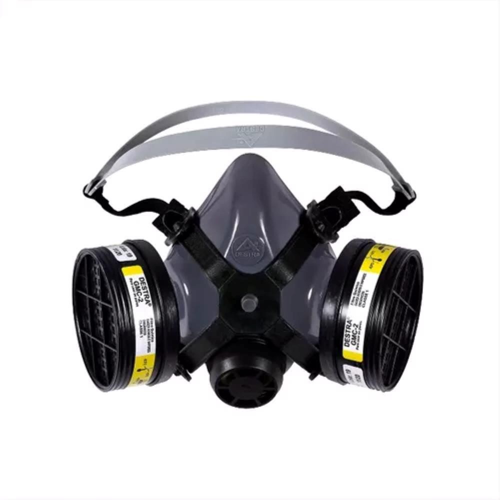 RESPIRADOR SEMI FACIAL MIG12 VO/GA DESTRA COM 2 FILTROS - MIG12VO/ em Oferta na Shopee