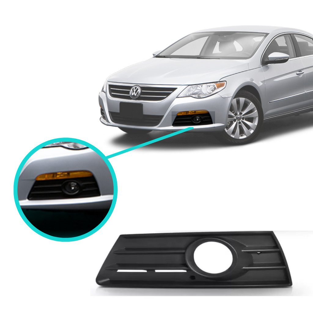 Moldura Milha Esquerda Passat CC 2009 2010 2011 2012