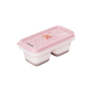 Pote Porta Papinha 2 Divisórias Ursa Rosa  Plasútil em Oferta na Shopee