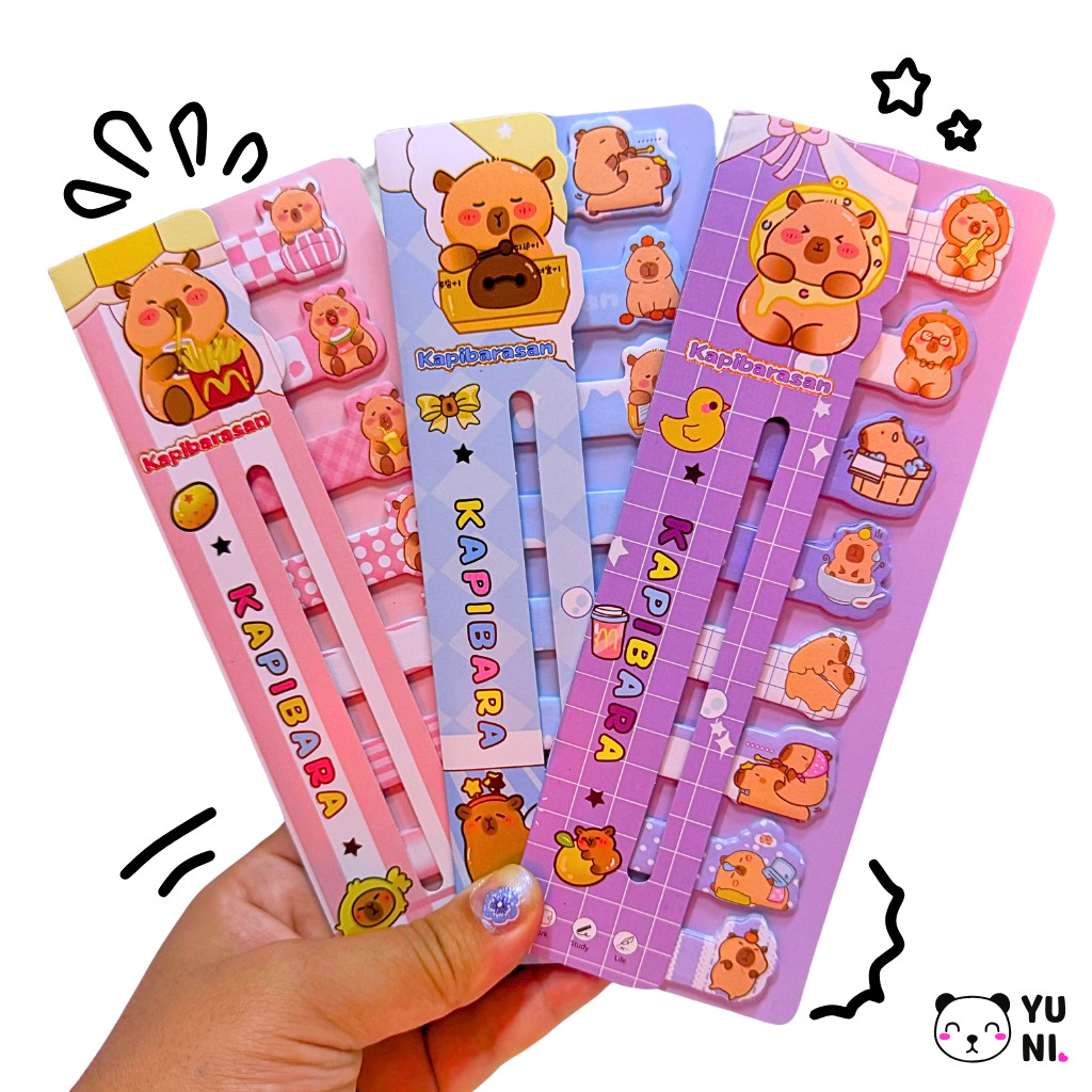 Kit Marca Páginas Capivara