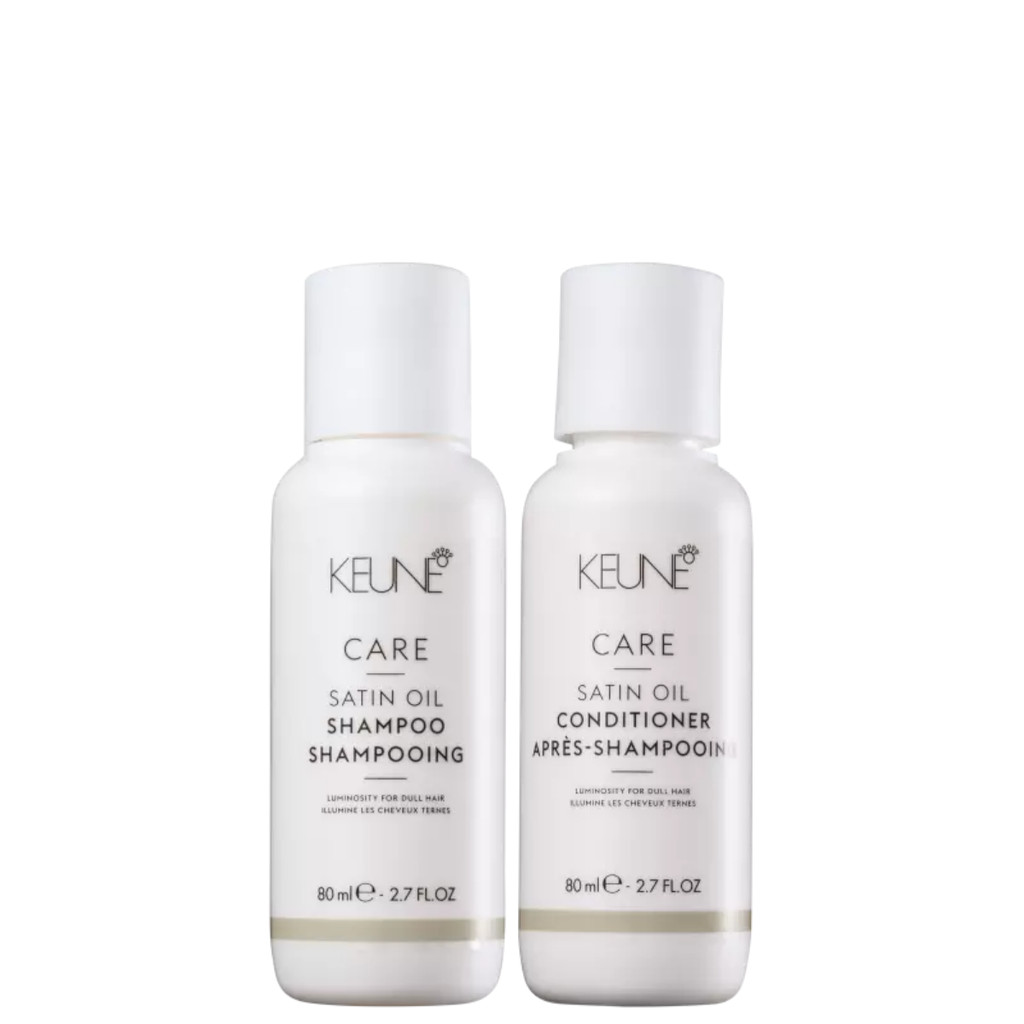 Kit Shampoo E Condicionador Satin Oil  80ml - Keune