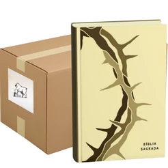 Kit 10 Bíblia Sagrada | NVI | Letra Normal | Evangelismo | Coroa de Espinhos