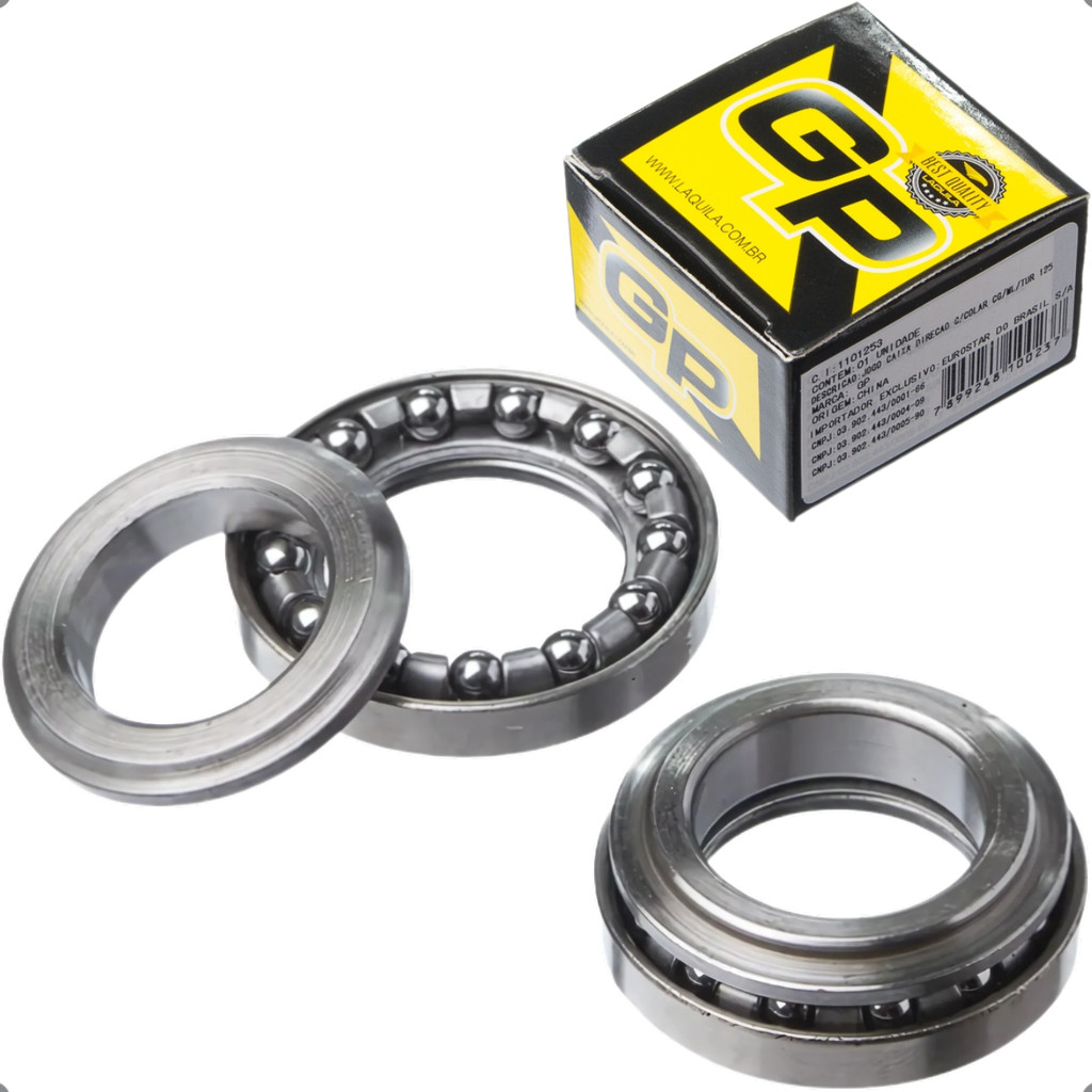 Caixa De Direção Esférica GP7 para Honda CG 125 CBX Dafra Kansas Next Mirage Comet