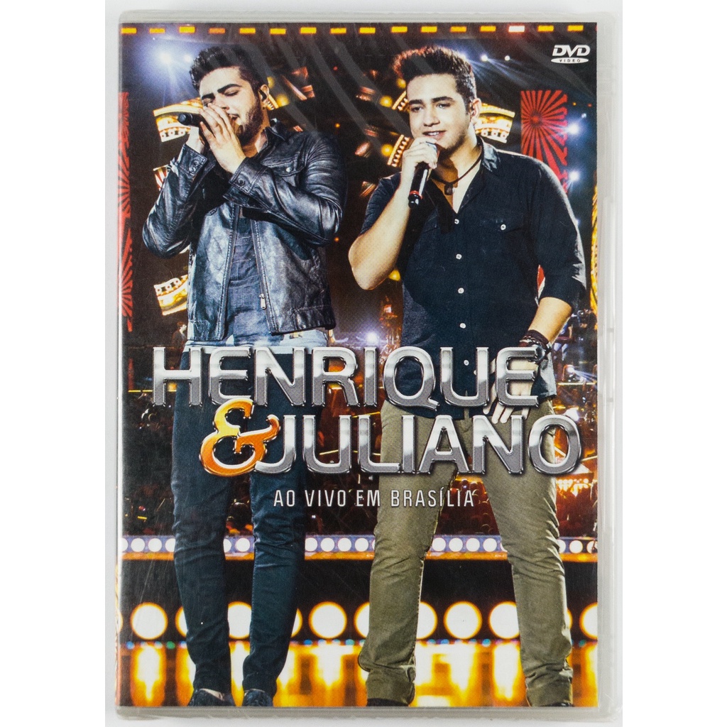 DVD Henrique e Juliano Ao Vivo em Brasília Lacrado