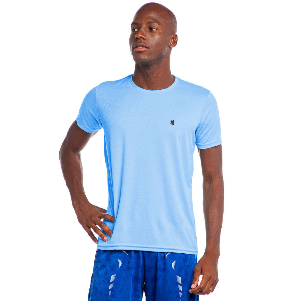 Camiseta Masculina Pw Sports Lisa Polo Wear Azul Claro - Men Clothes