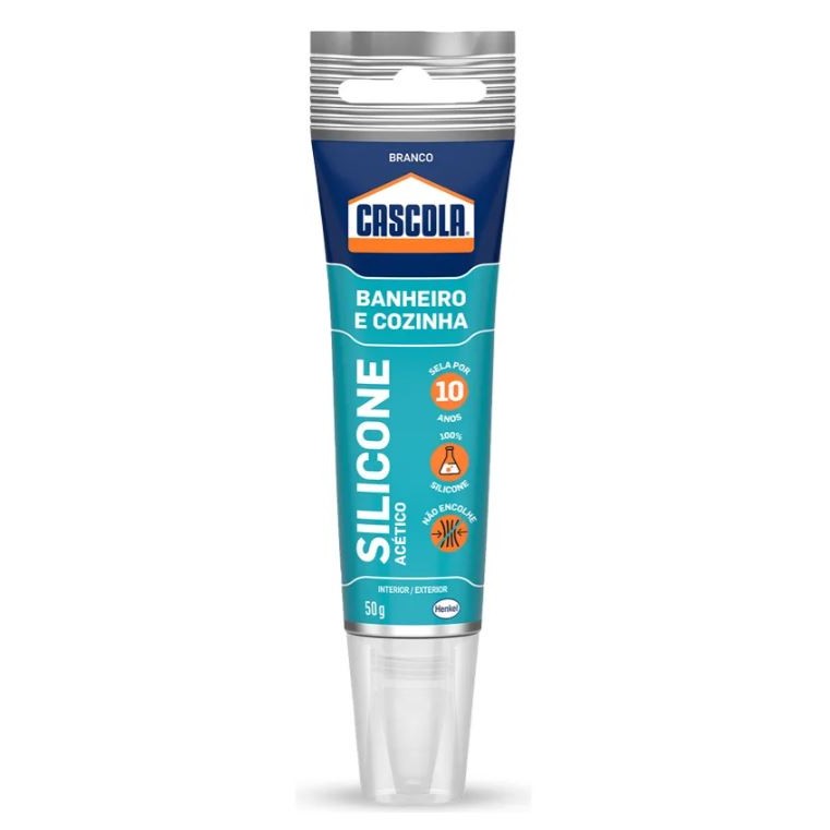 Selante Silicone Cascola Cola Banheiro Cozinha 50gr
