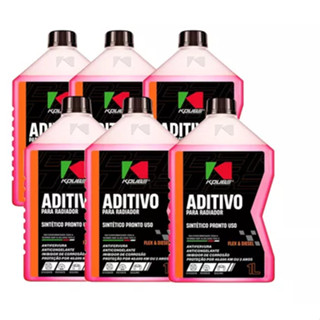 Aditivo Sintético Pronto Uso 1L Rosa Previne e Protege sistema de arrefecimento KOUBE (6 UND) em Oferta na Shopee