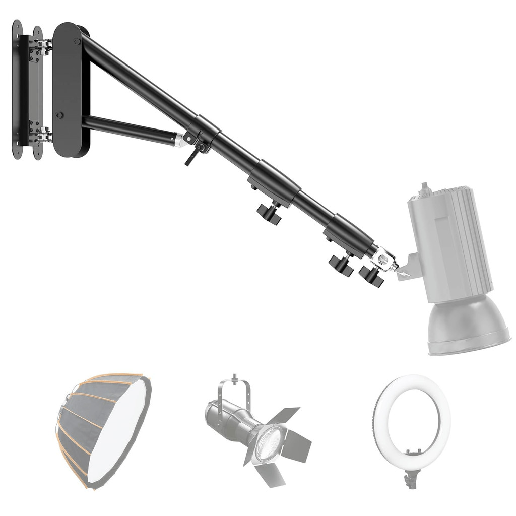 Braço Suporte de Parede K110 para Estúdio Fotográfico (110cm)