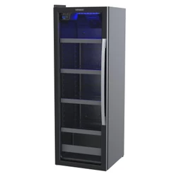 Cervejeira Expositora Venax Porta Invertida Blue Light 209L Preto
