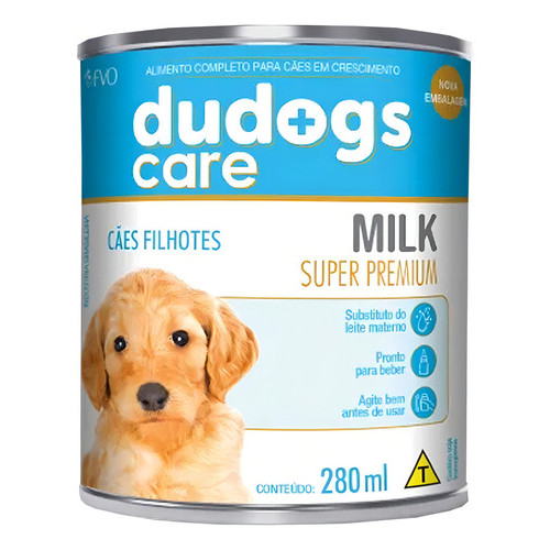 Alimento Dudogs Filhotes Milk Bomguy Lata 280ml Leite