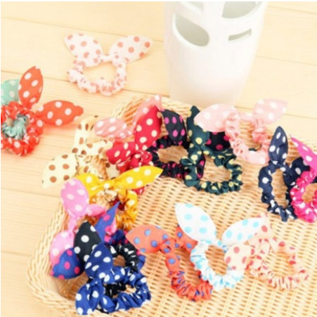 Kit 50/100 Unidades Elástico de Cabelo com Nó de desenhado / Elástico Circular Redondo em Cor Doce /Xuxa em Oferta na Shopee