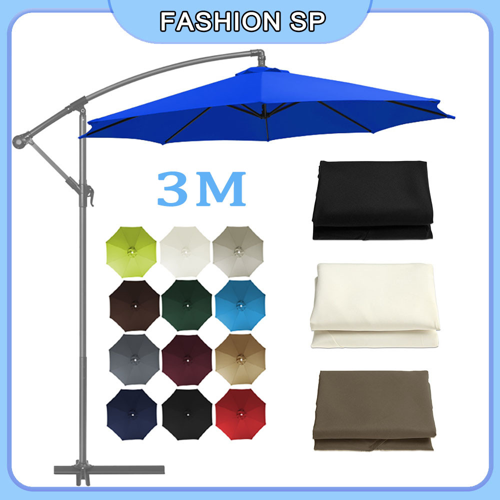 (Sem Suporte)-Tampa De Substituição Cobertura Para Ombrelone 3m Sem Base 6/8 Varetas em Oferta na Shopee