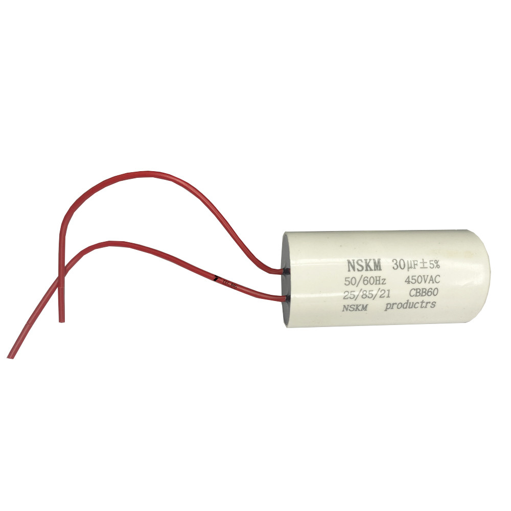Capacitor De Partida Motor 30uF 450VAC 5% CBB60 em Oferta na Shopee