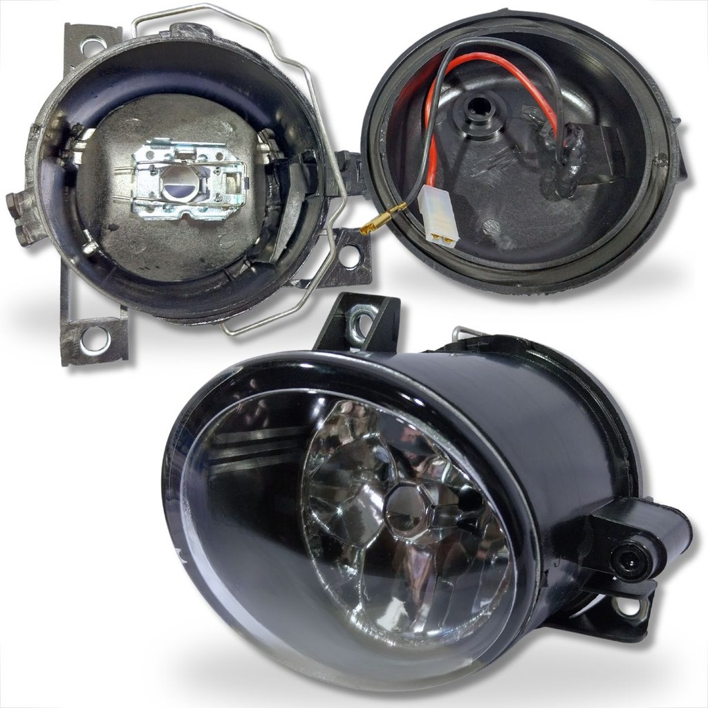 KIT FAROL DE MILHA VW GOL PARATI SAVEIRO VOLKSWAGEN G4 2005 2007 2008 E 2009 C BOTÃO MODELO ORIGINAL · foto 2